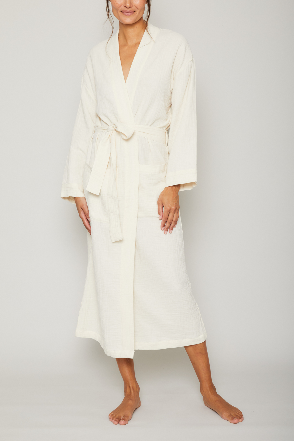 Angel Long Robe - Natural – Robe – NATURAL