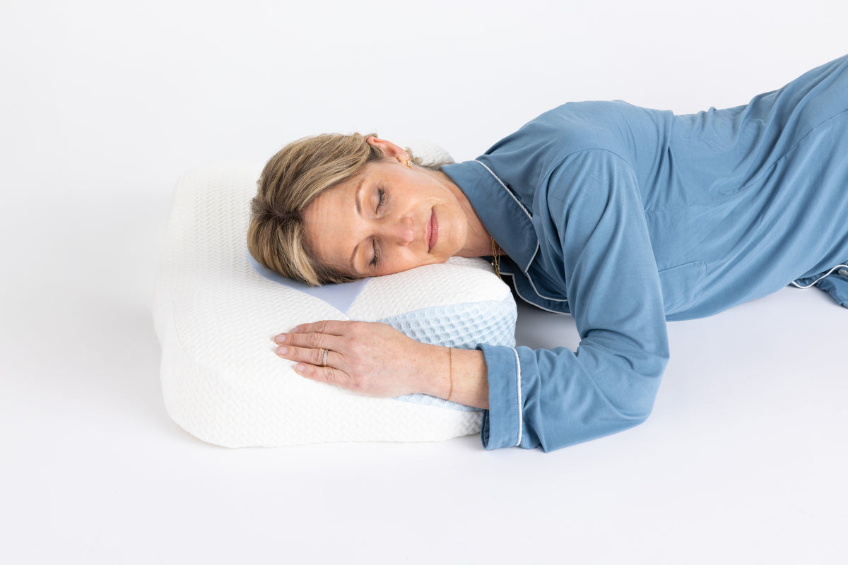 Cervical Head Pillow with Bamboo Cover – 