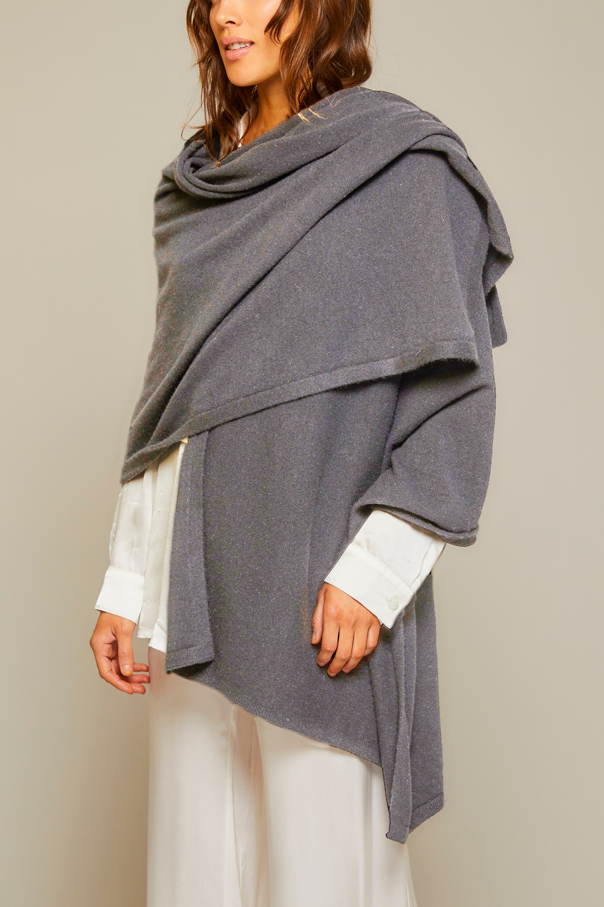 Washable Cashmere Wrap - Grey – Wrap
