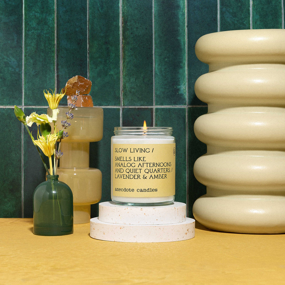 Slow Living – candle