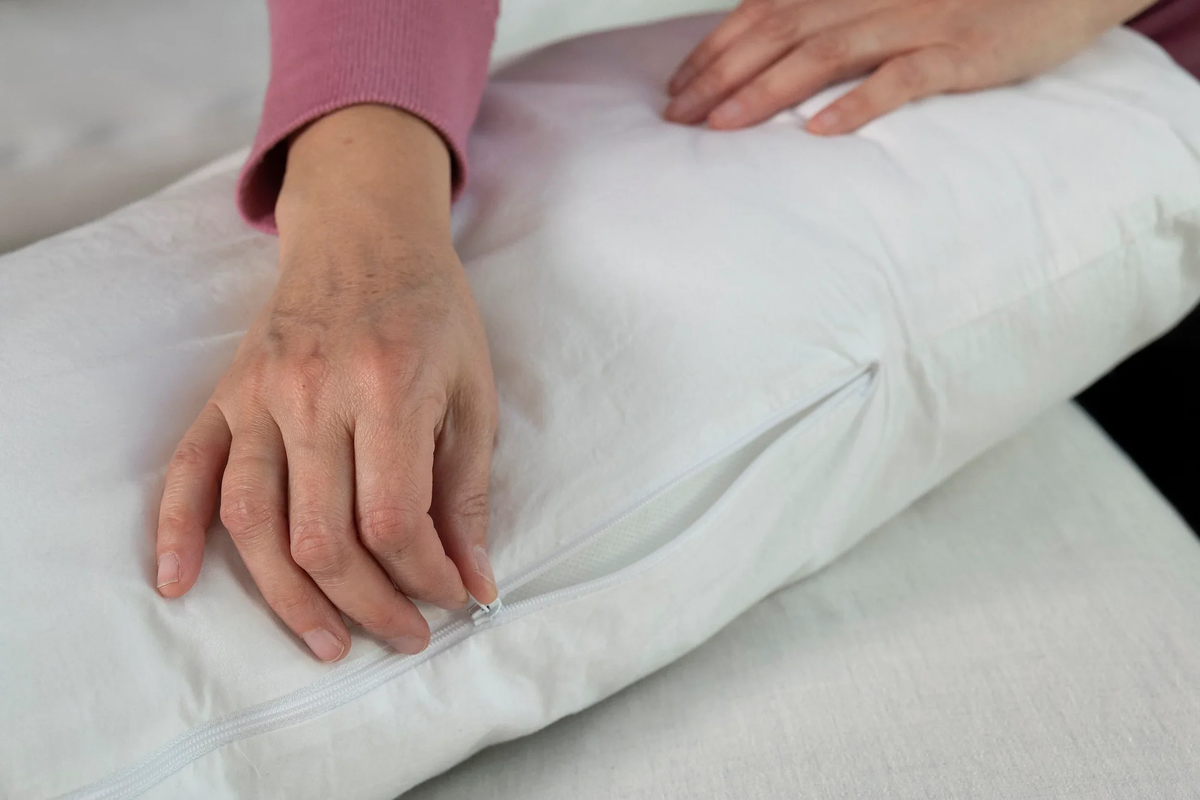 Two Side Pillows Sold Separately – 