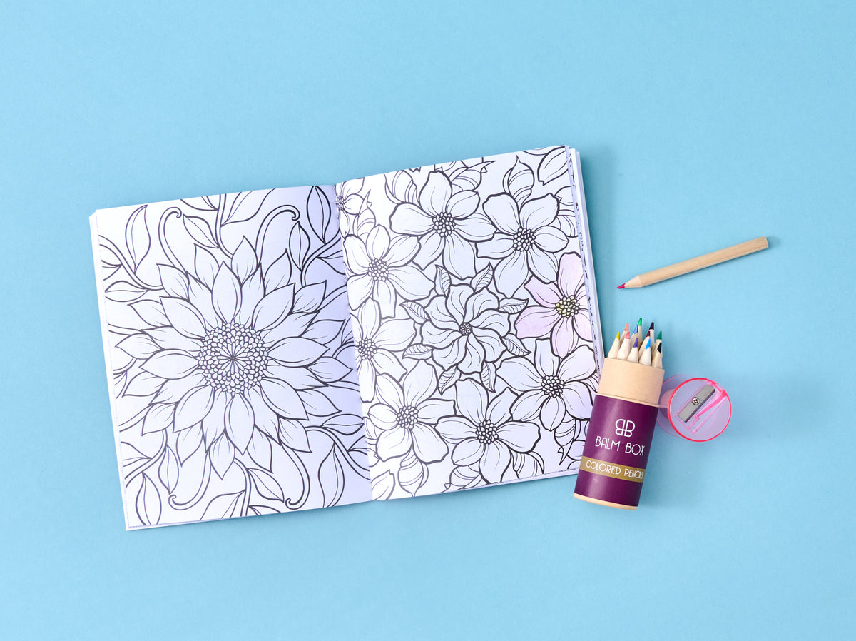 Coloring Book & Pencils