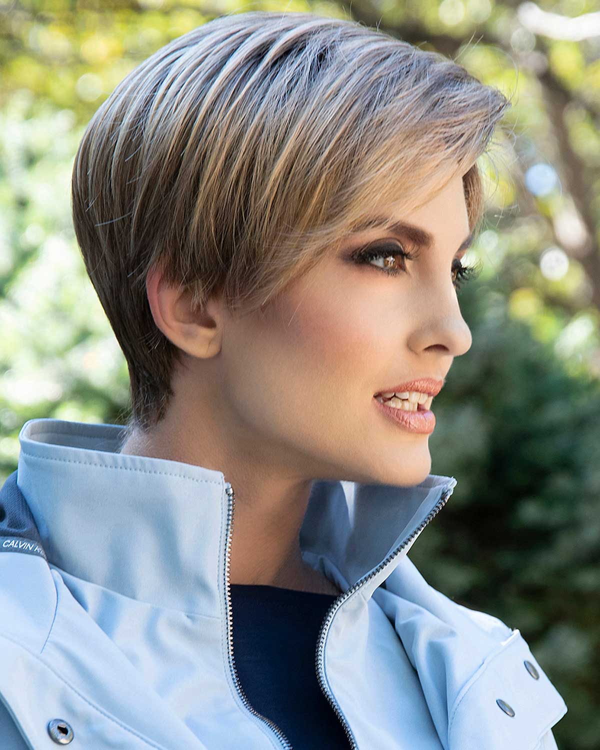 Amy | Lace Front & Monofilament Part Synthetic Wig by Envy – Wigs – Almond Breeze