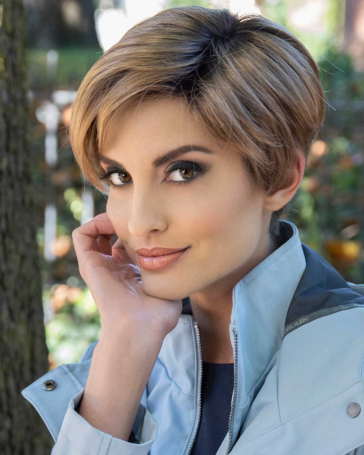 Amy | Lace Front & Monofilament Part Synthetic Wig by Envy – Wigs – Almond Breeze
