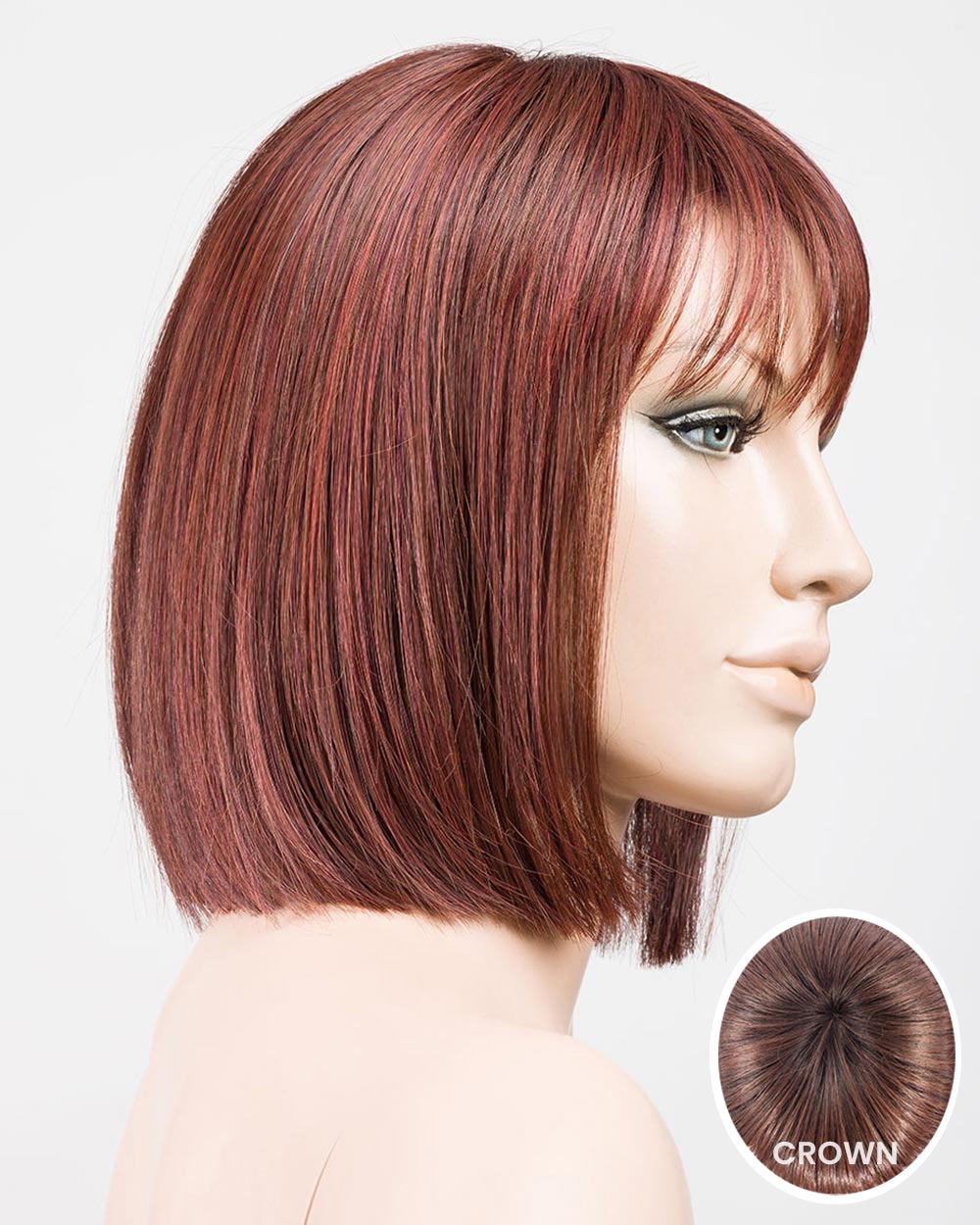 Cleo-Petite/Average | Monofilament Crown Synthetic Wig by Ellen Wille – Wigs – Black