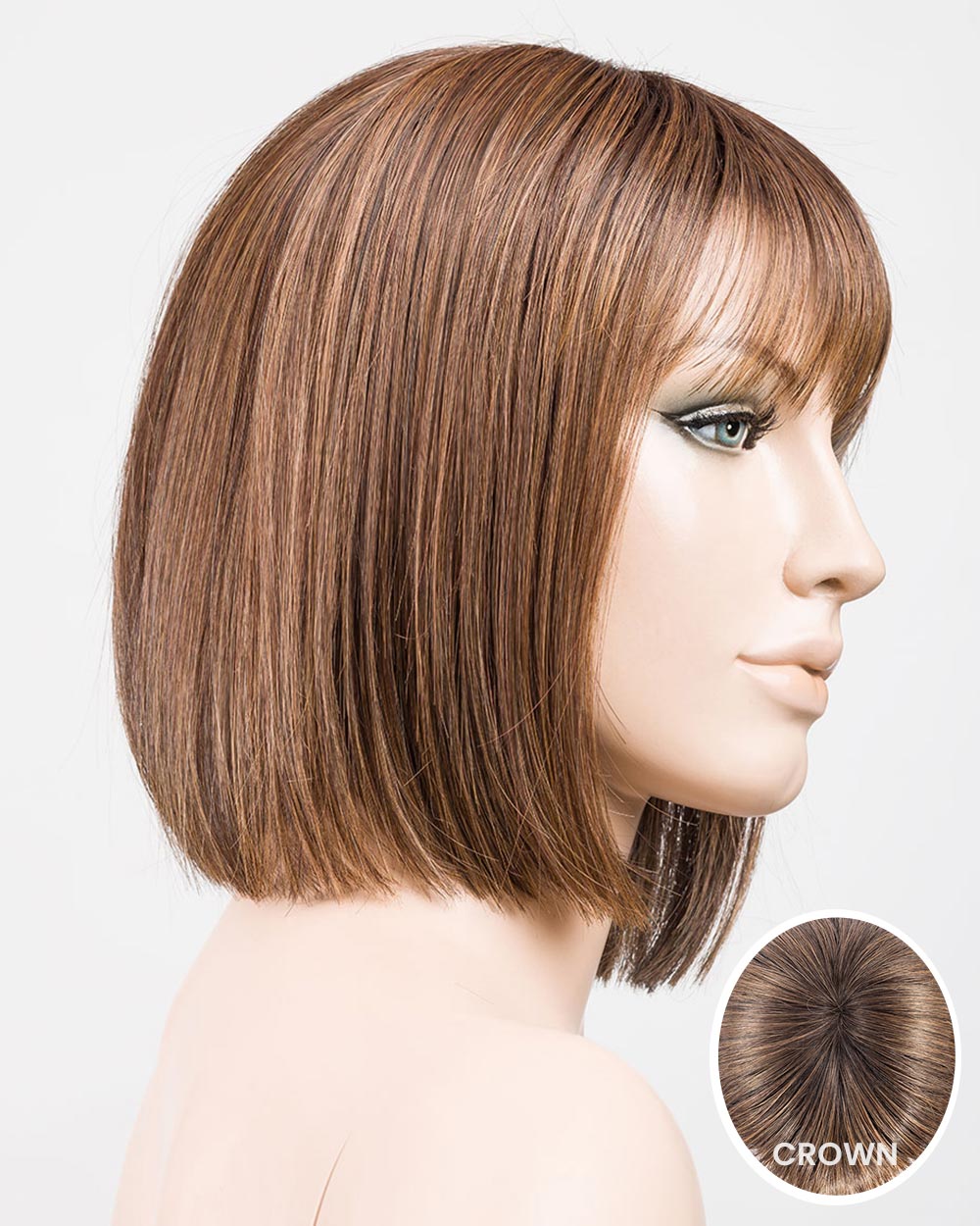 Cleo-Petite/Average | Monofilament Crown Synthetic Wig by Ellen Wille – Wigs – Black
