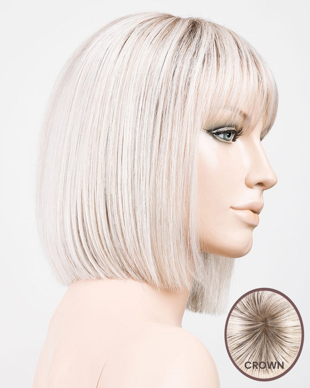 Cleo-Petite/Average | Monofilament Crown Synthetic Wig by Ellen Wille – Wigs – Black