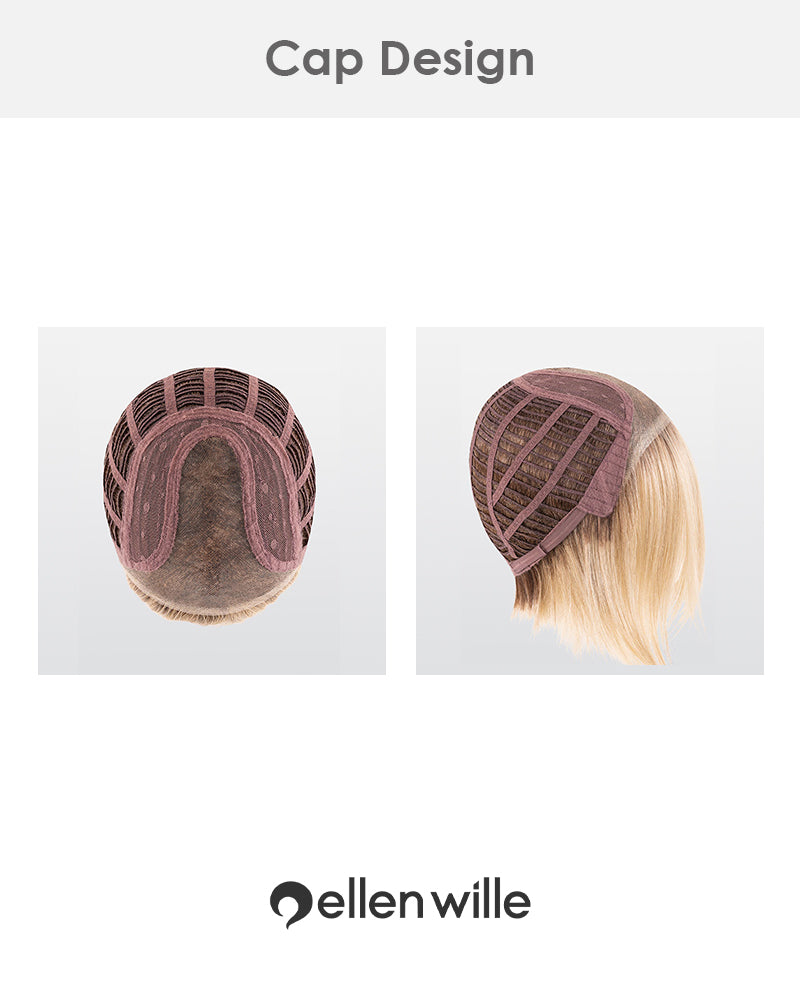 Dua Mono-Petite/Average | Lace Front & Monofilament Part Synthetic Wig by Ellen Wille – Wigs – Bahama Beige Shaded