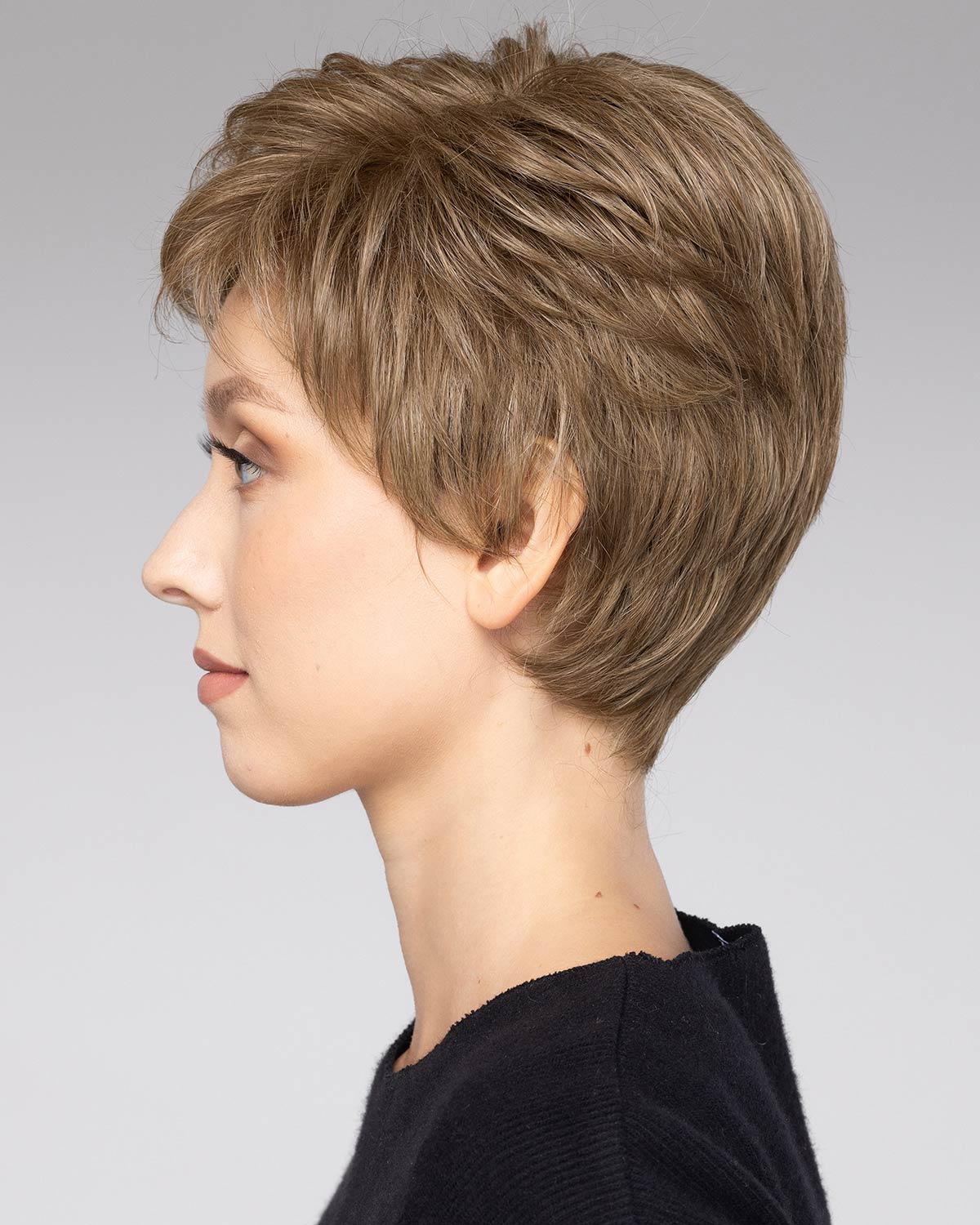 Feathered Layers | Lace Front & Monofilament Part Synthetic Wig by Stephen Designs – Wigs – S8
