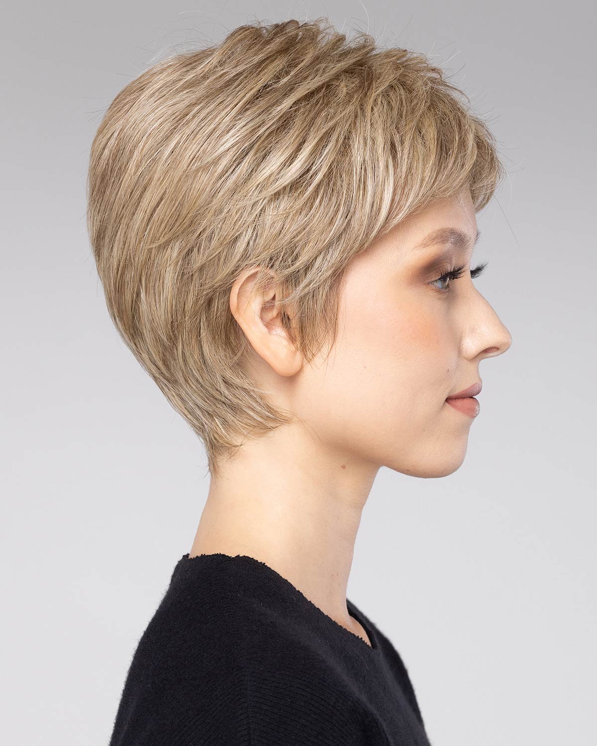 Feathered Layers | Lace Front & Monofilament Part Synthetic Wig by Stephen Designs – Wigs – S8