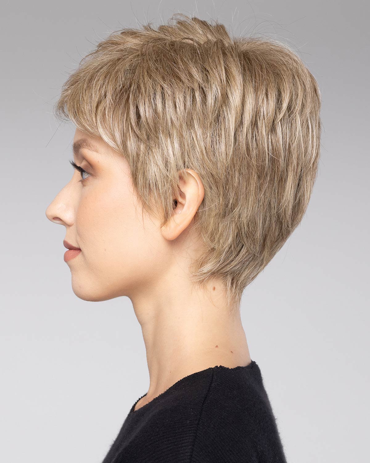 Feathered Layers | Lace Front & Monofilament Part Synthetic Wig by Stephen Designs – Wigs – S8
