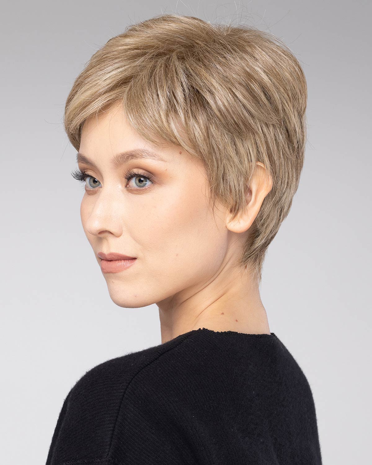 Feathered Layers | Lace Front & Monofilament Part Synthetic Wig by Stephen Designs – Wigs – S8
