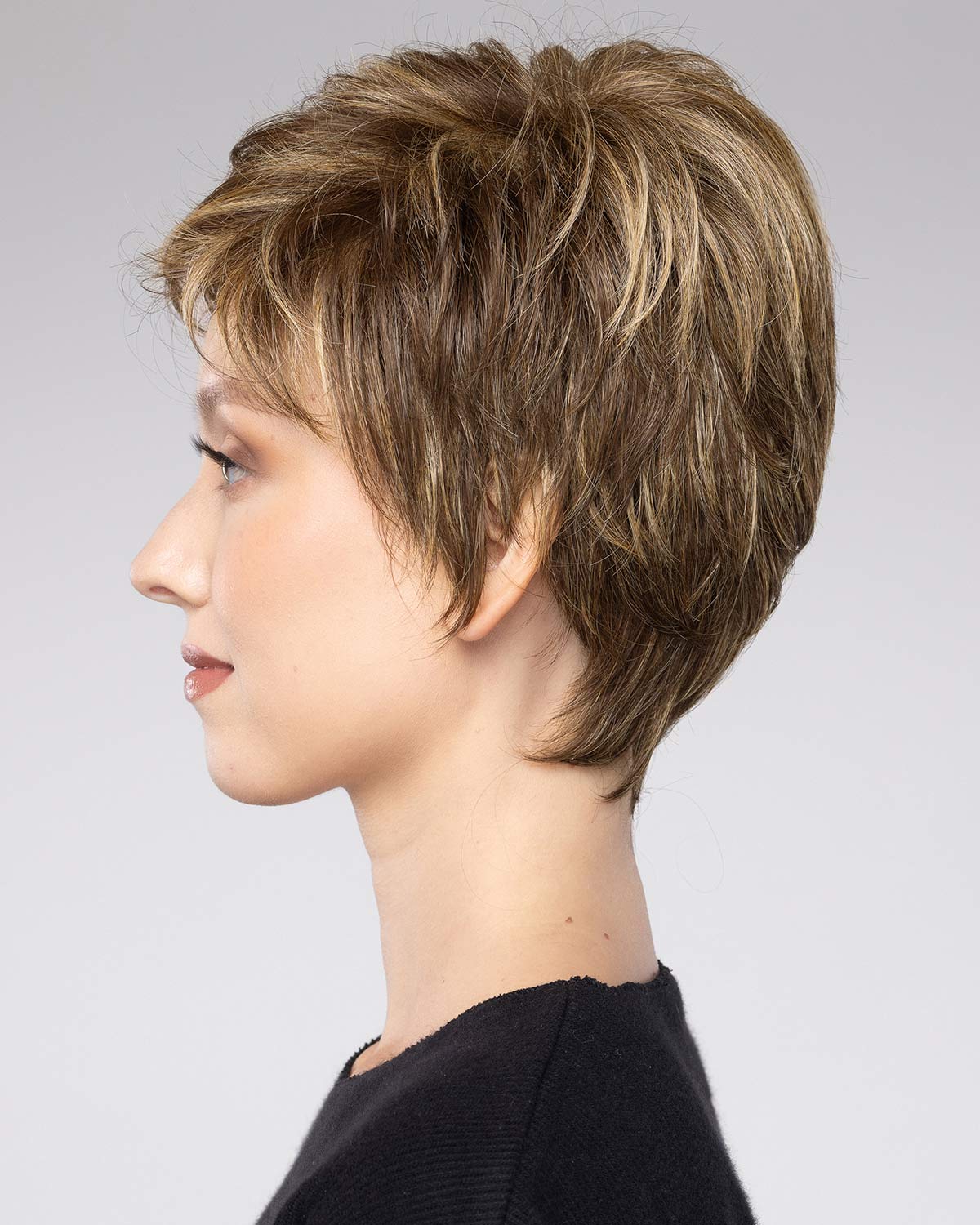 Feathered Layers | Lace Front & Monofilament Part Synthetic Wig by Stephen Designs – Wigs – S8