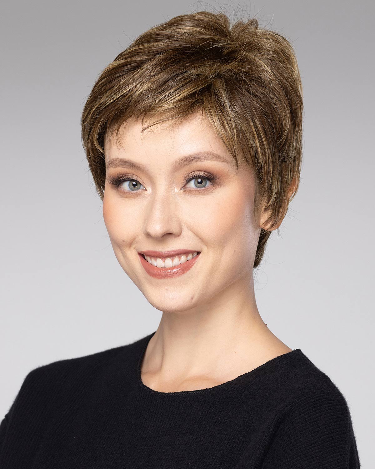 Feathered Layers | Lace Front & Monofilament Part Synthetic Wig by Stephen Designs – Wigs – S8