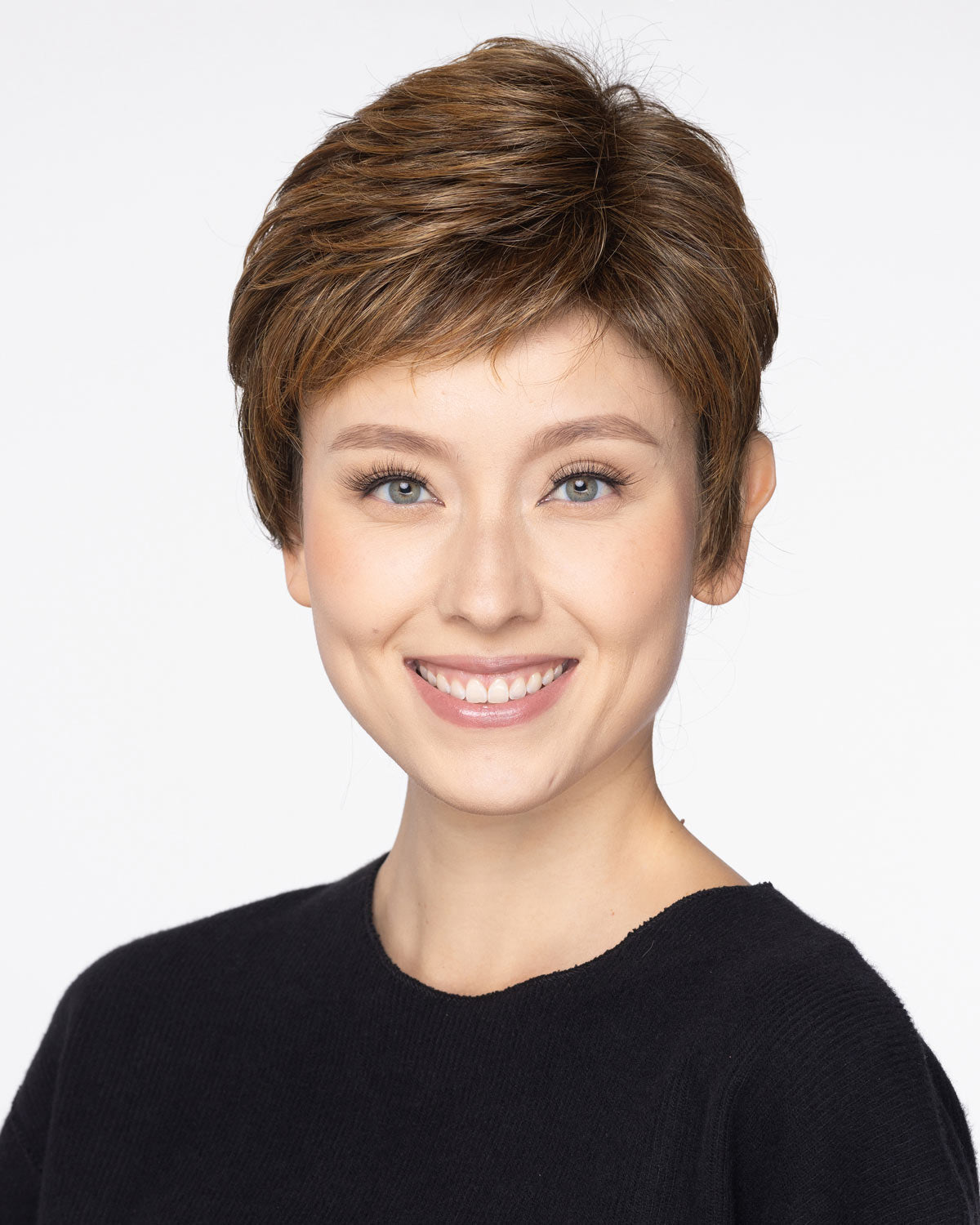 Feathered Layers | Lace Front & Monofilament Part Synthetic Wig by Stephen Designs – Wigs – S8
