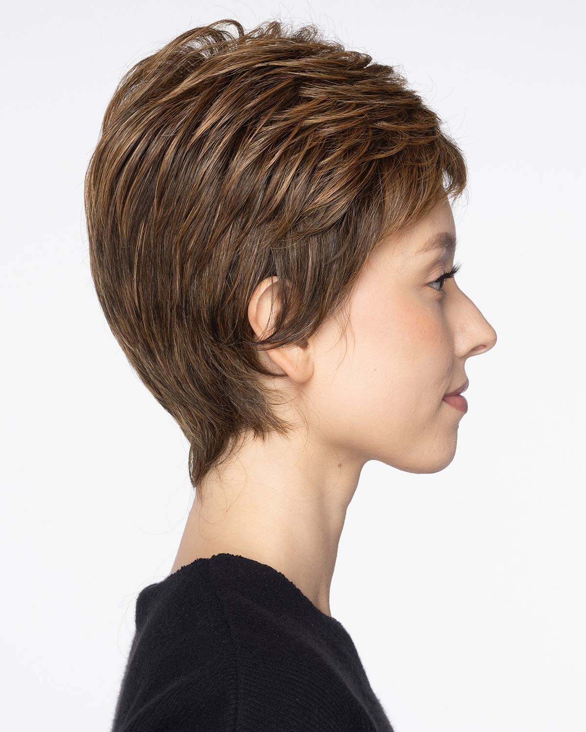 Feathered Layers | Lace Front & Monofilament Part Synthetic Wig by Stephen Designs – Wigs – S8