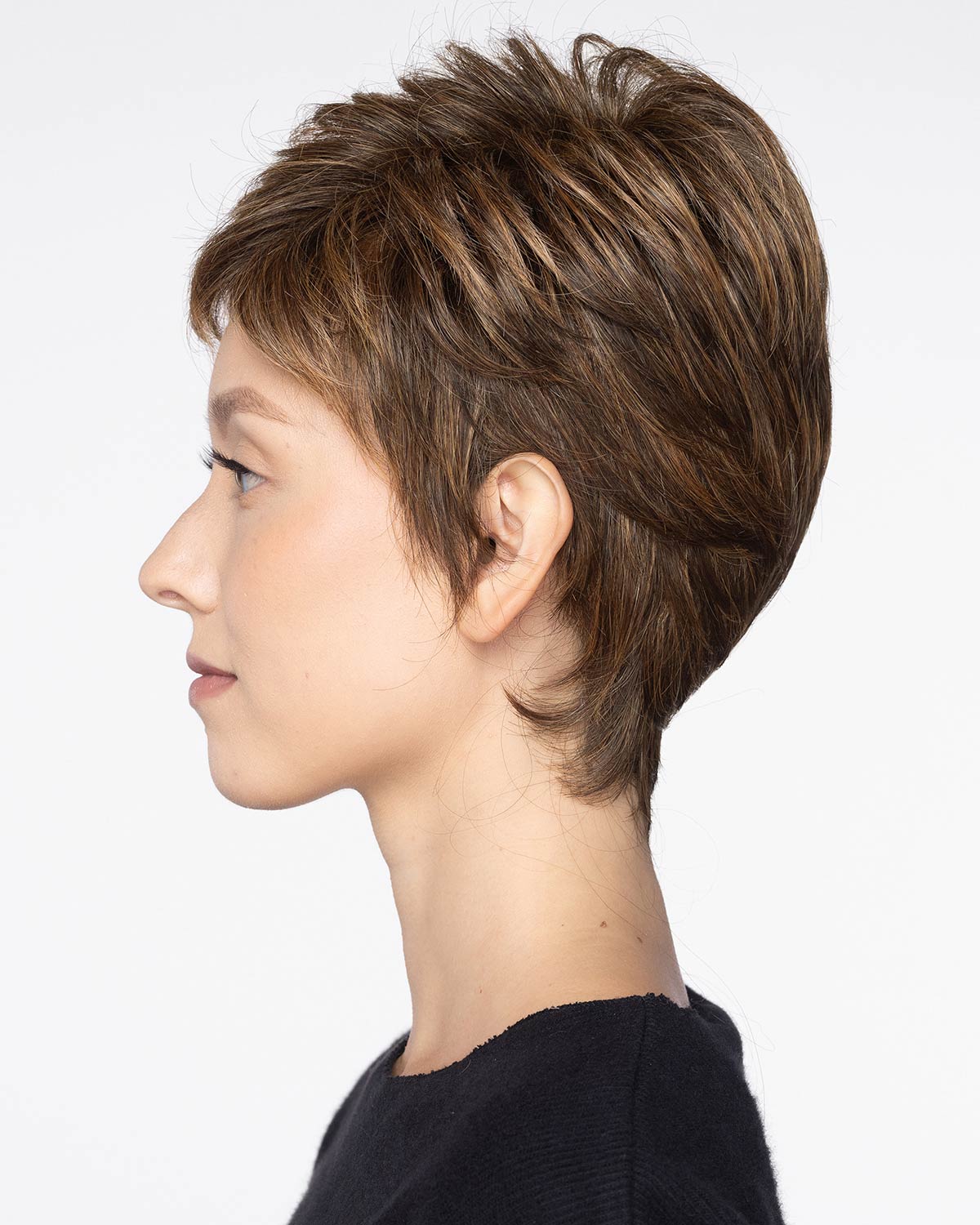Feathered Layers | Lace Front & Monofilament Part Synthetic Wig by Stephen Designs – Wigs – S8