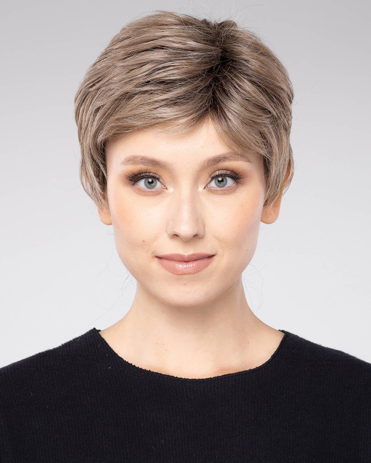 Feathered Layers | Lace Front & Monofilament Part Synthetic Wig by Stephen Designs – Wigs – S8