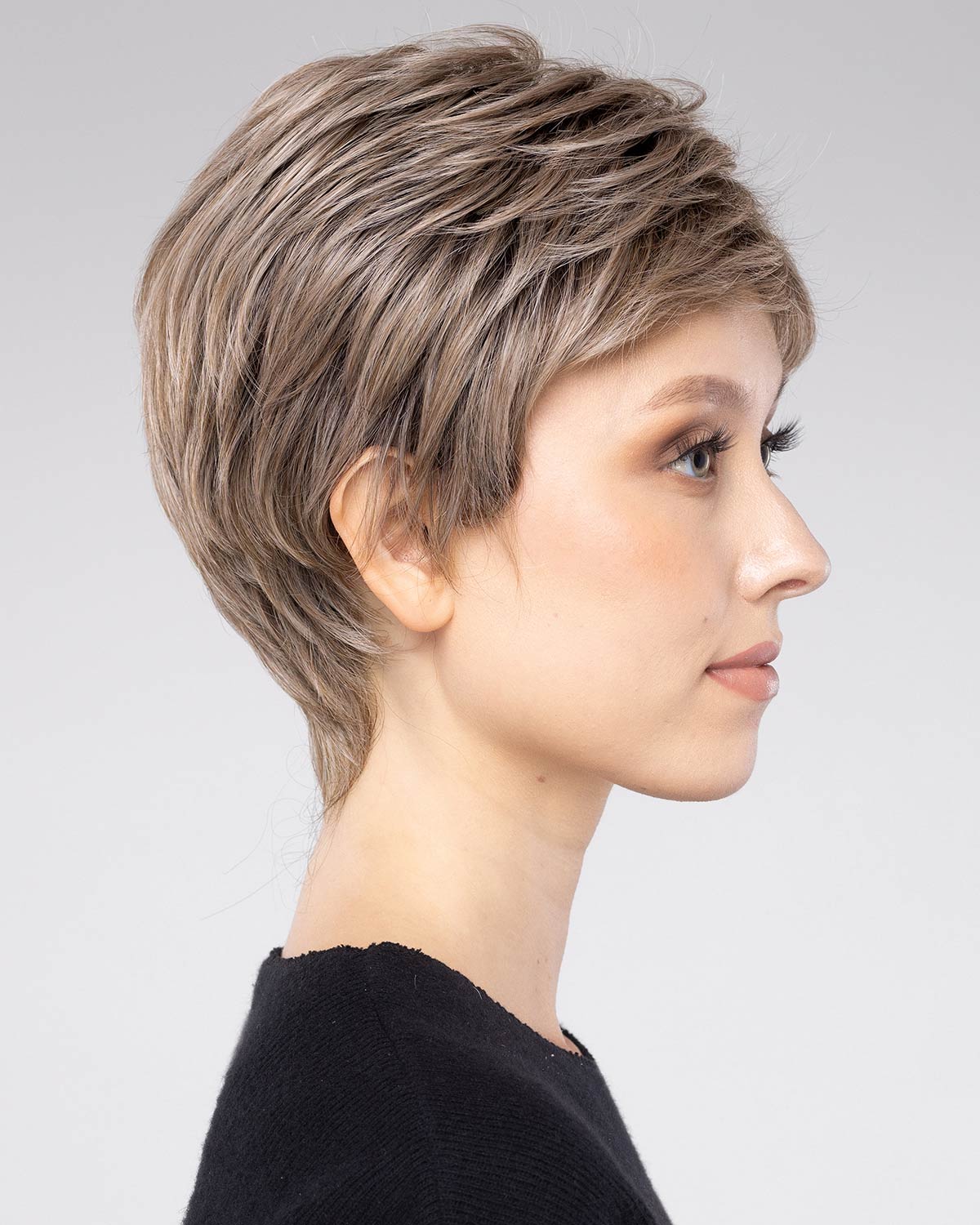 Feathered Layers | Lace Front & Monofilament Part Synthetic Wig by Stephen Designs – Wigs – S8