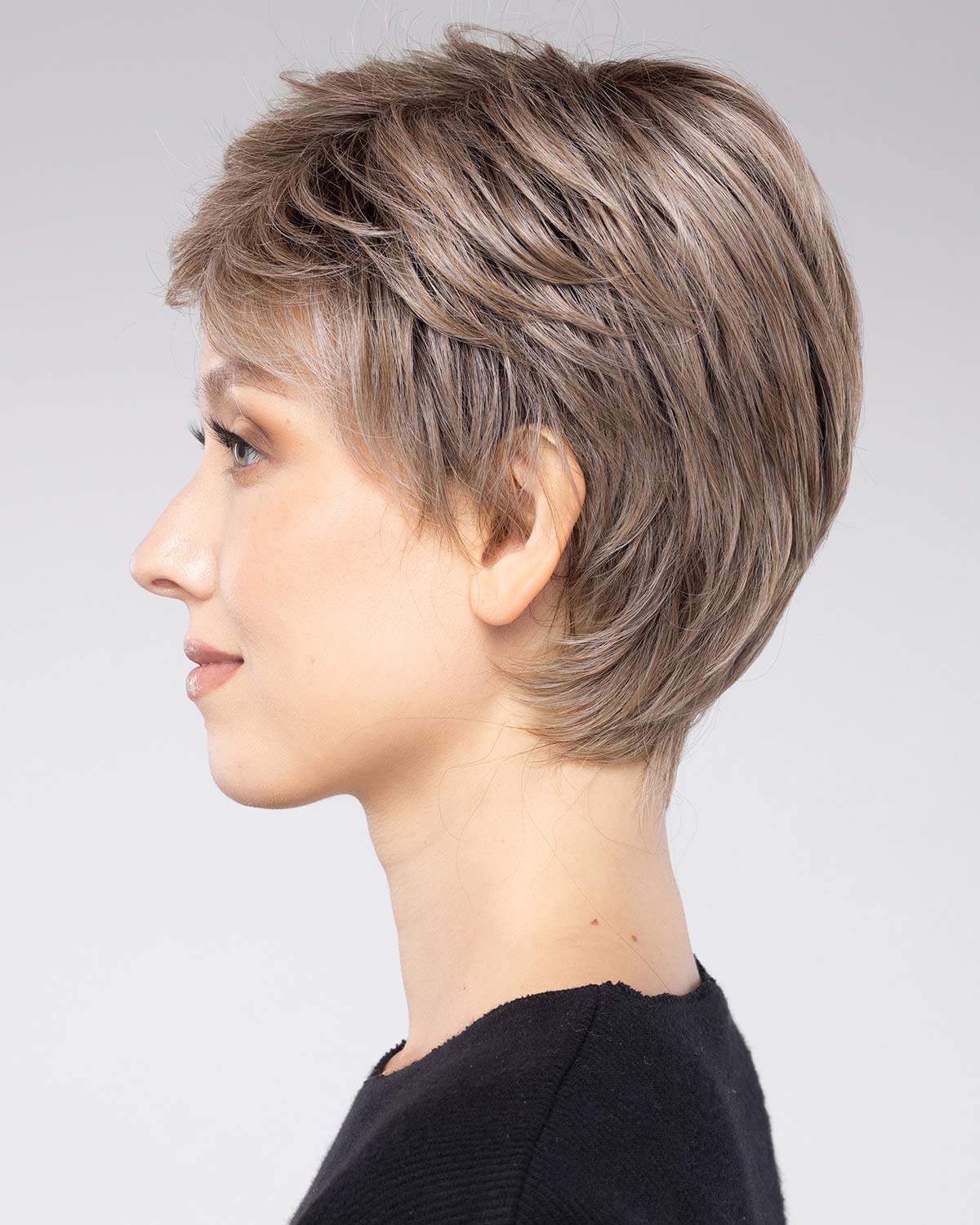Feathered Layers | Lace Front & Monofilament Part Synthetic Wig by Stephen Designs – Wigs – S8
