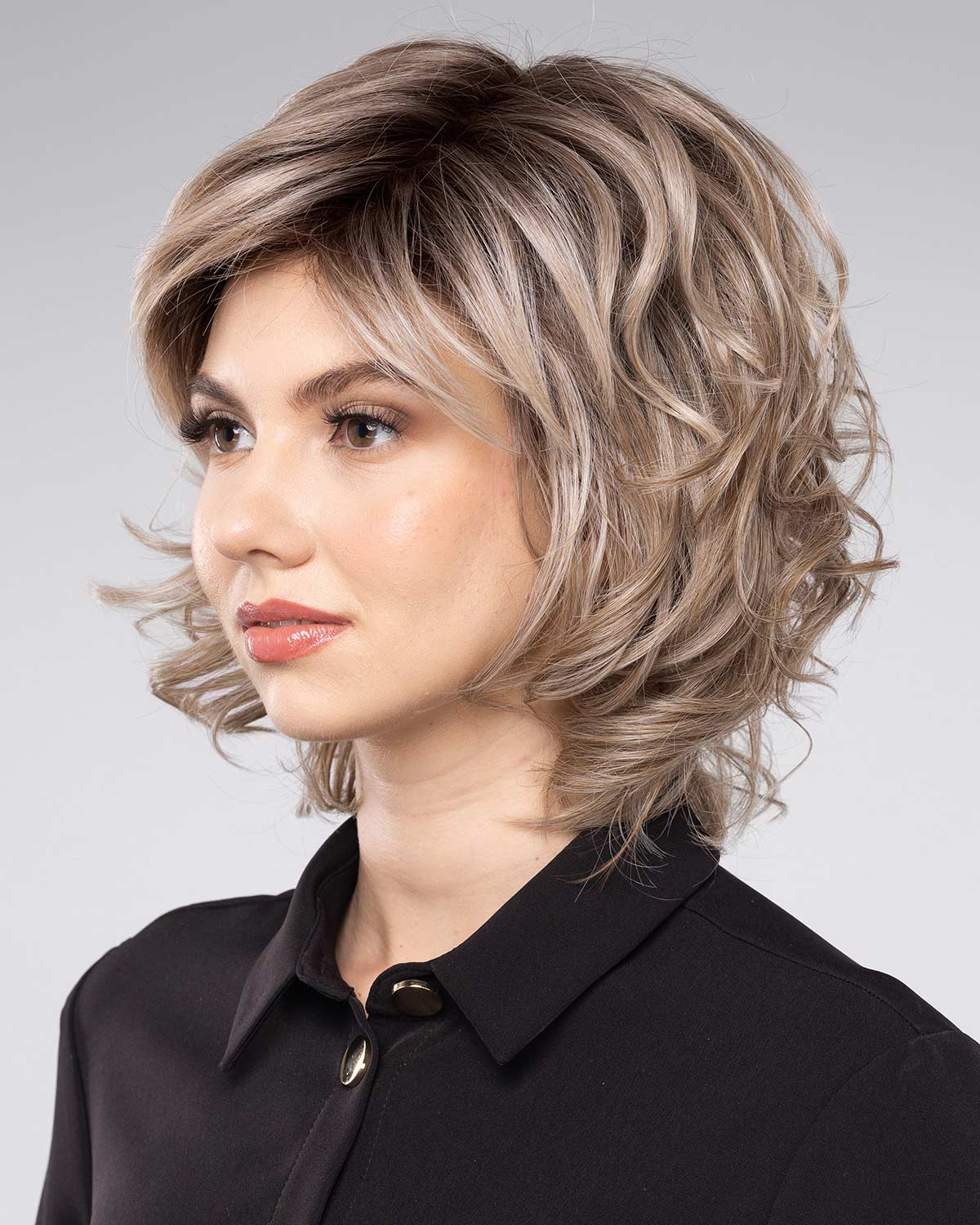 Beach Waves | Lace Front & Monofilament Part Synthetic Wig by Stephen Designs – Wigs – S8