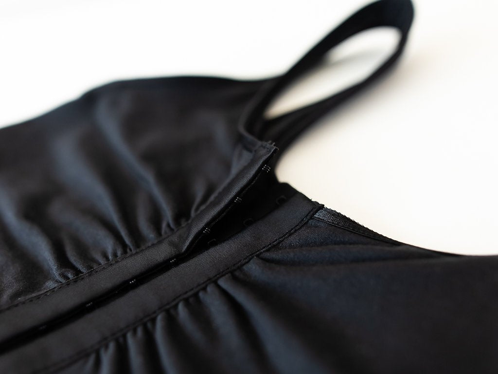 Maia Front Close Bra, Black – Bra