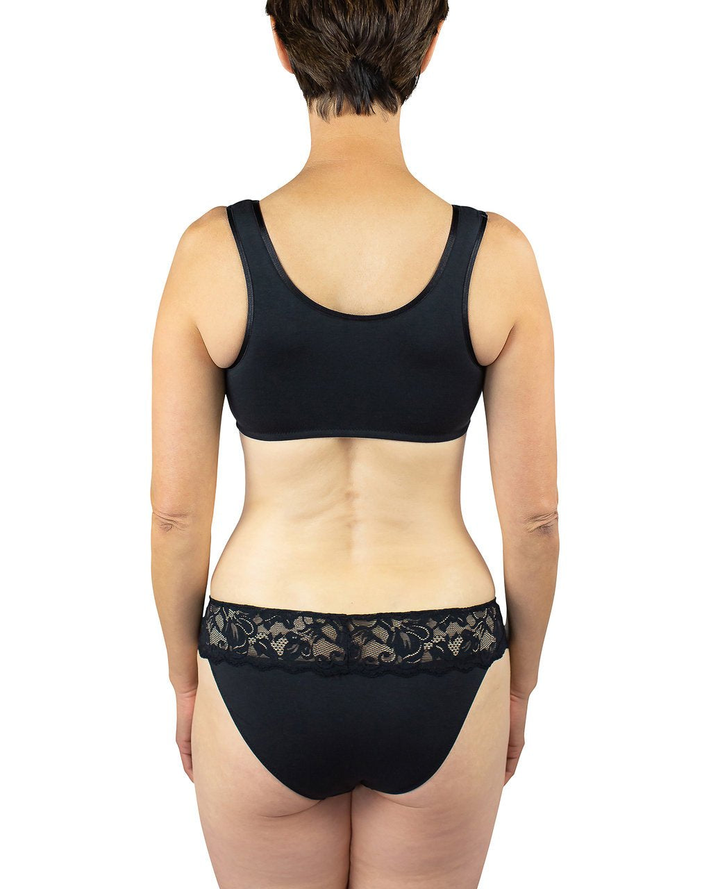 Maia Front Close Bra, Black – Bra