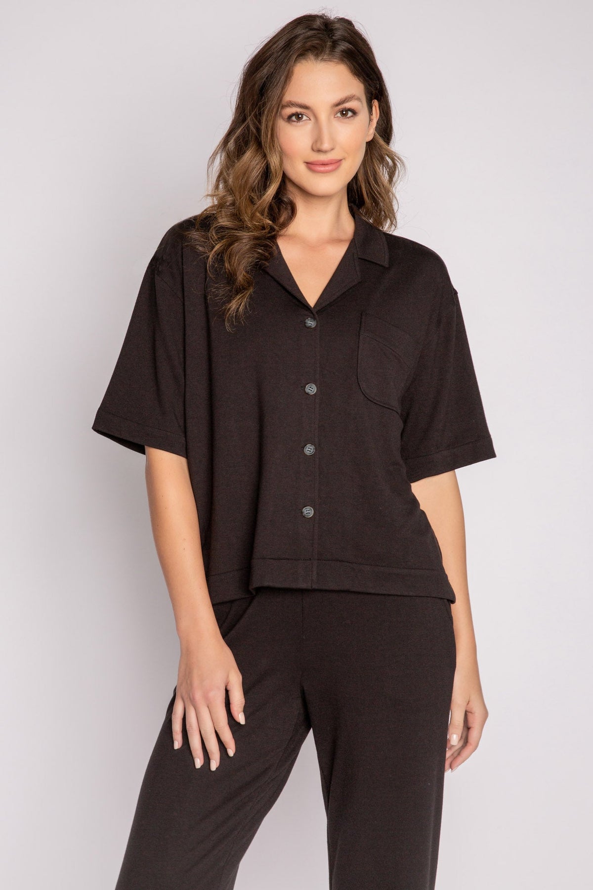Jammie Essentials PJ Set – PJ Sets – Black