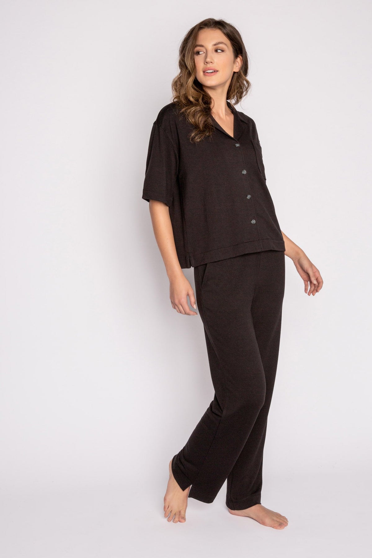Jammie Essentials PJ Set – PJ Sets – Black