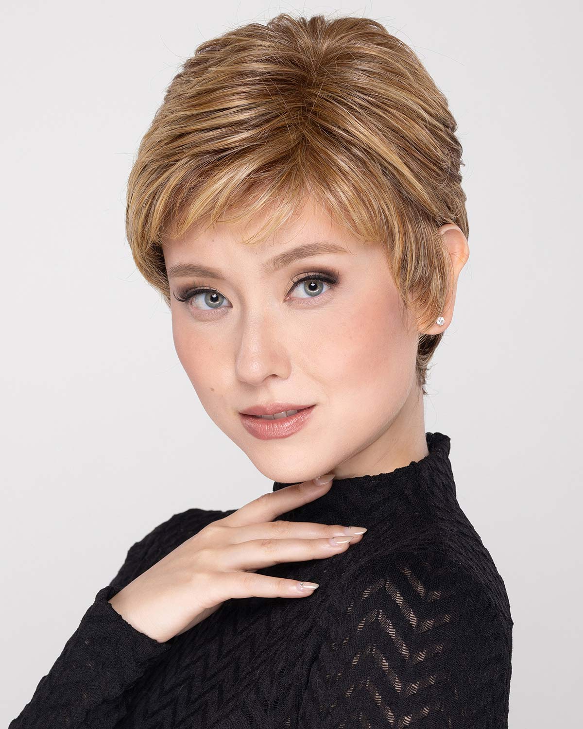 Feathered Layers | Lace Front & Monofilament Part Synthetic Wig by Stephen Designs – Wigs – S8