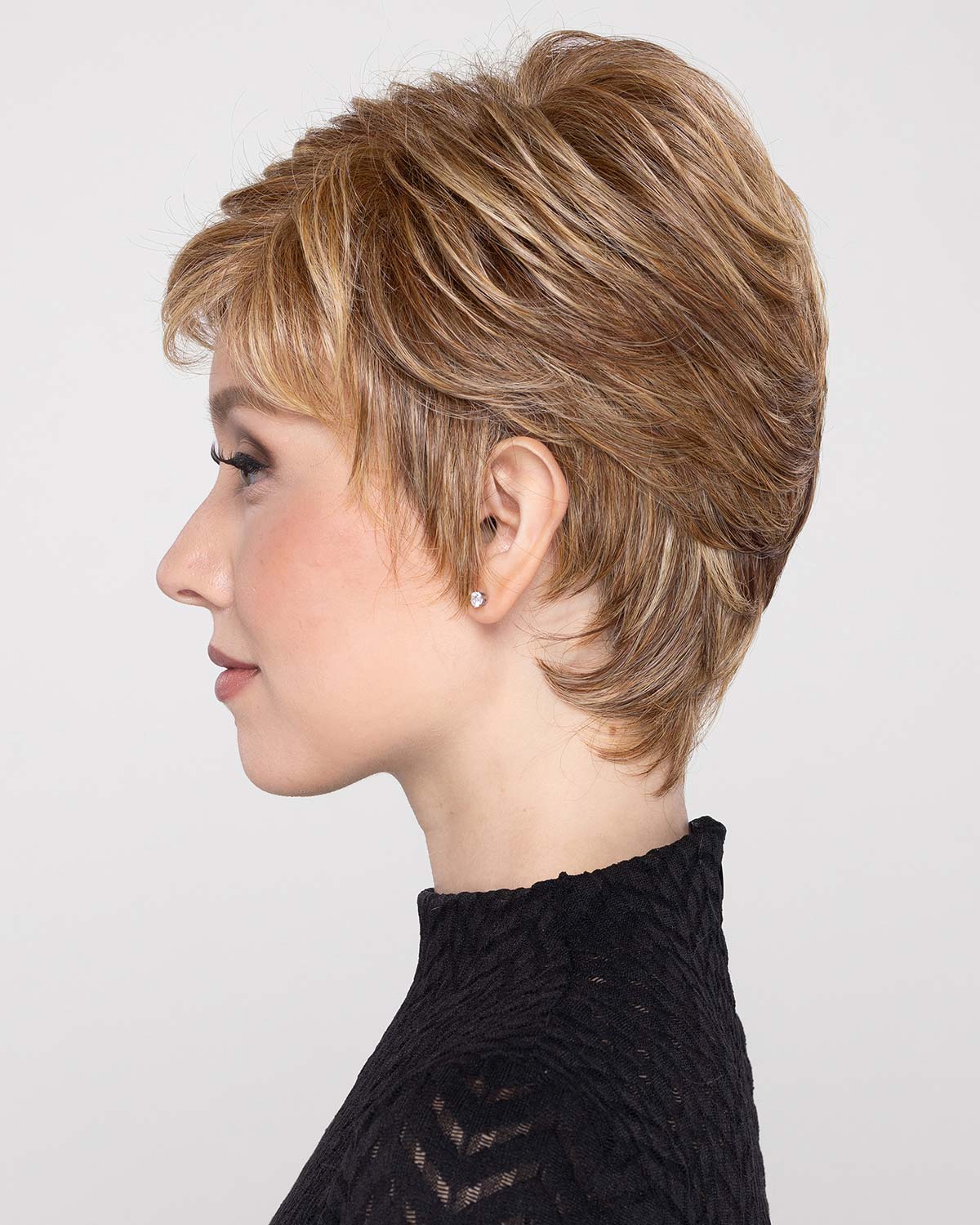 Feathered Layers | Lace Front & Monofilament Part Synthetic Wig by Stephen Designs – Wigs – S8