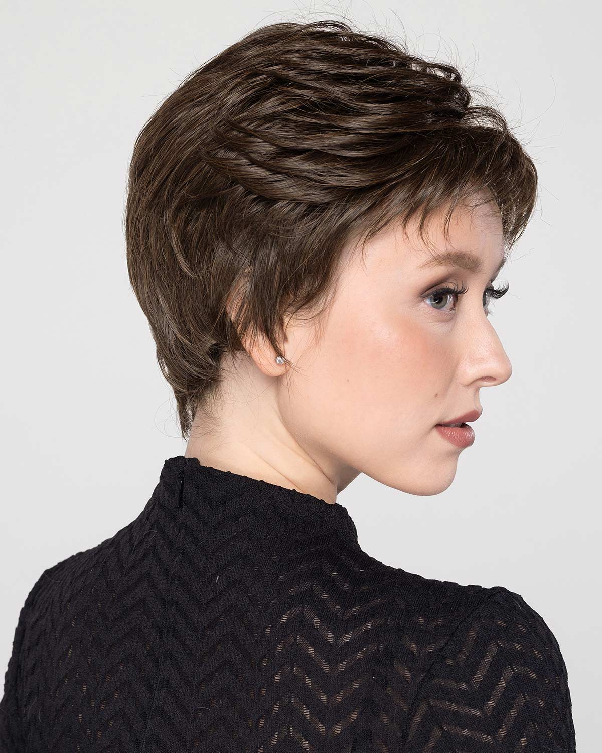 Feathered Layers | Lace Front & Monofilament Part Synthetic Wig by Stephen Designs – Wigs – S8