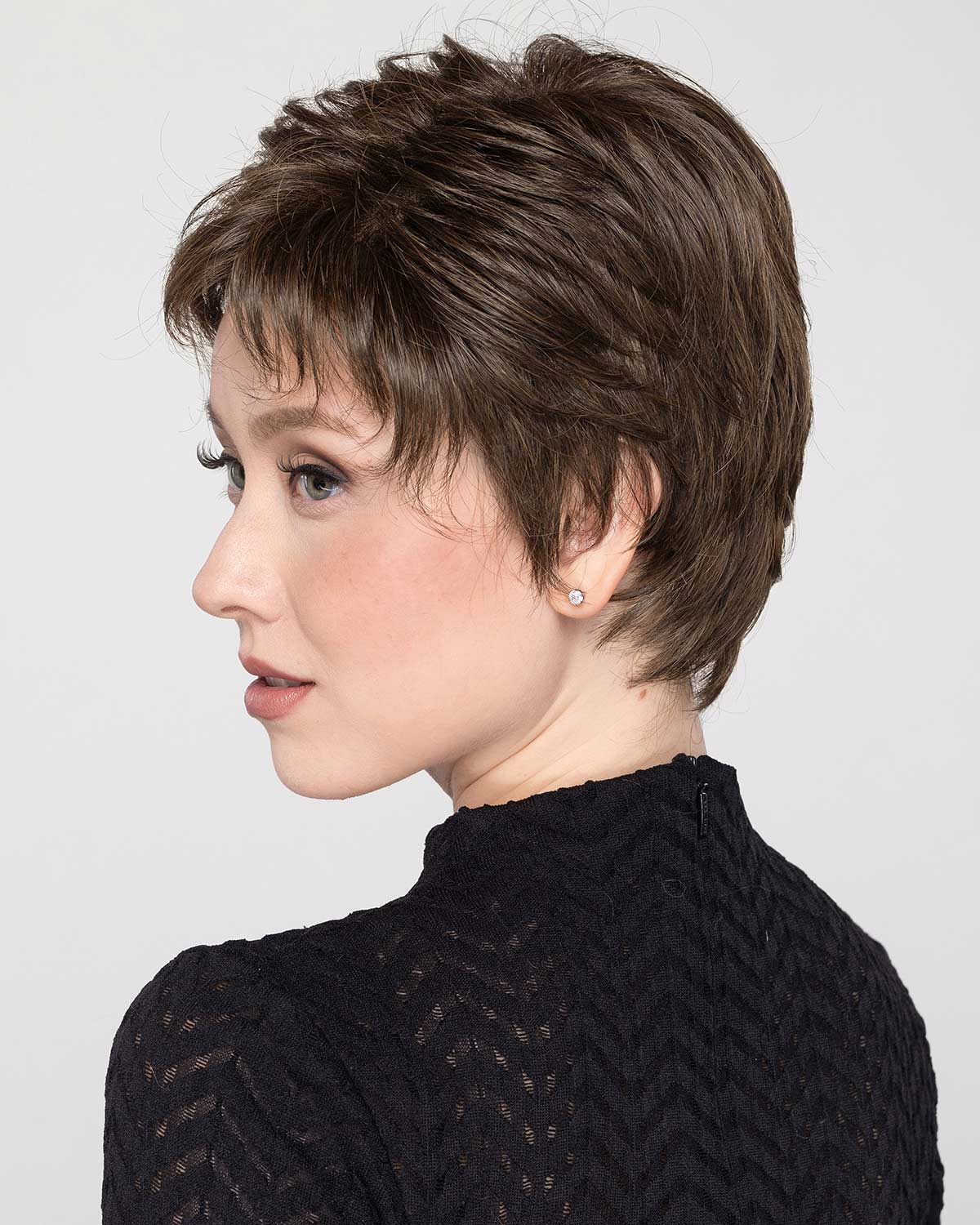 Feathered Layers | Lace Front & Monofilament Part Synthetic Wig by Stephen Designs – Wigs – S8