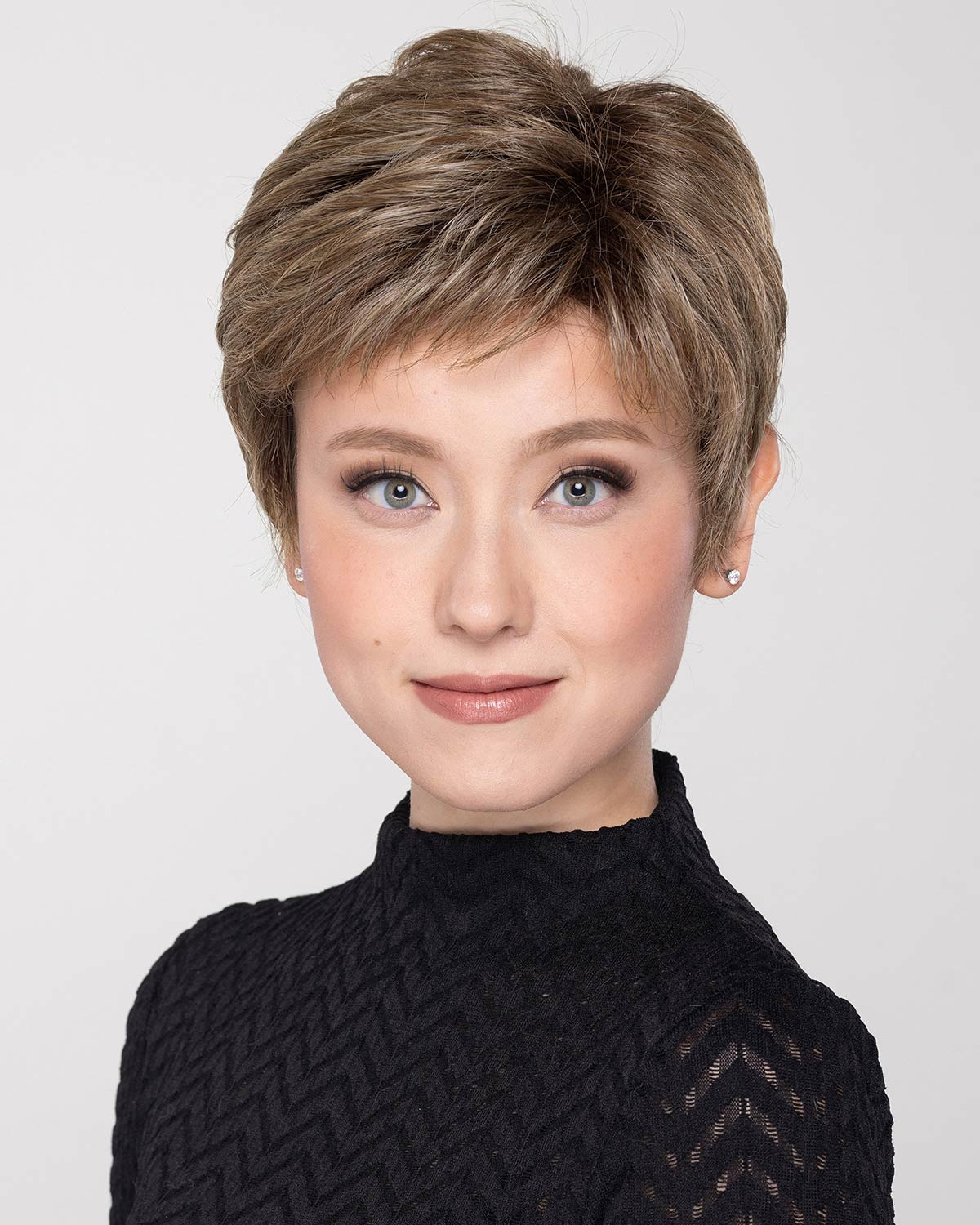 Feathered Layers | Lace Front & Monofilament Part Synthetic Wig by Stephen Designs – Wigs – S8