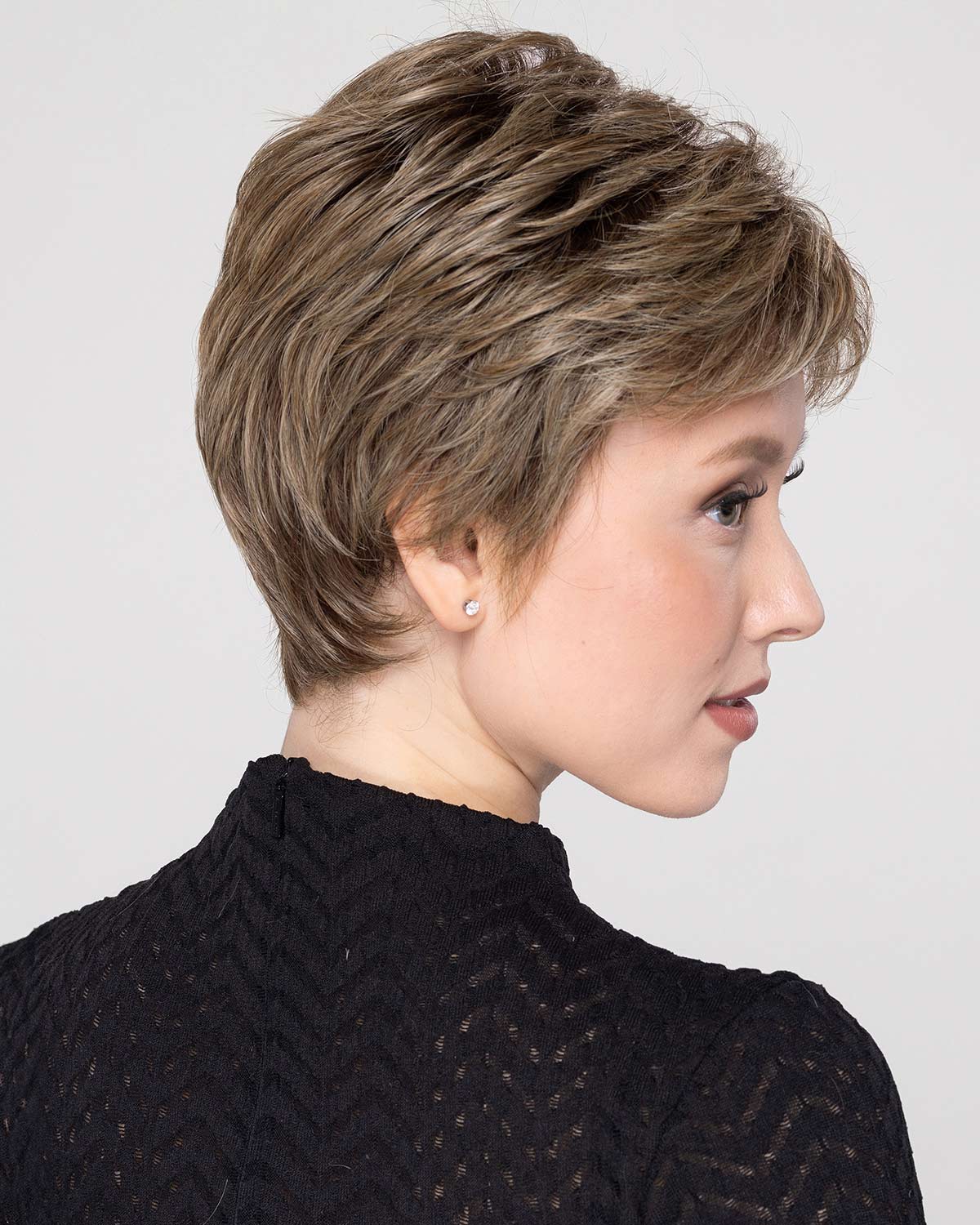 Feathered Layers | Lace Front & Monofilament Part Synthetic Wig by Stephen Designs – Wigs – S8