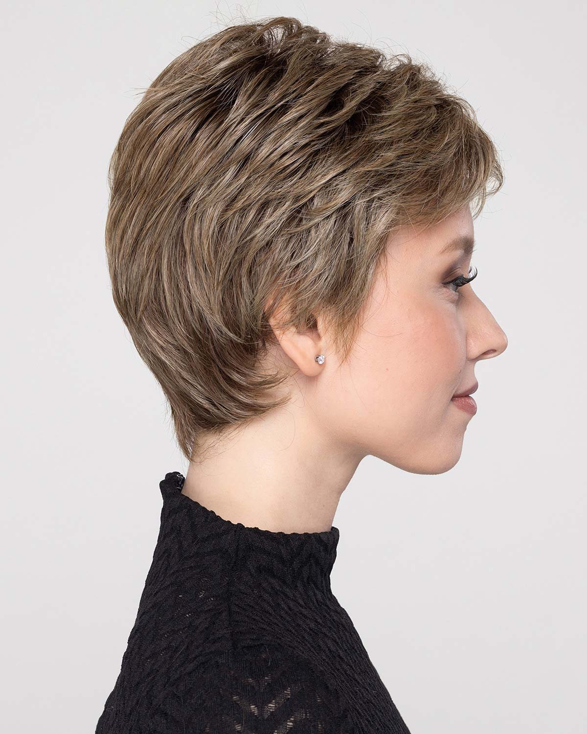 Feathered Layers | Lace Front & Monofilament Part Synthetic Wig by Stephen Designs – Wigs – S8