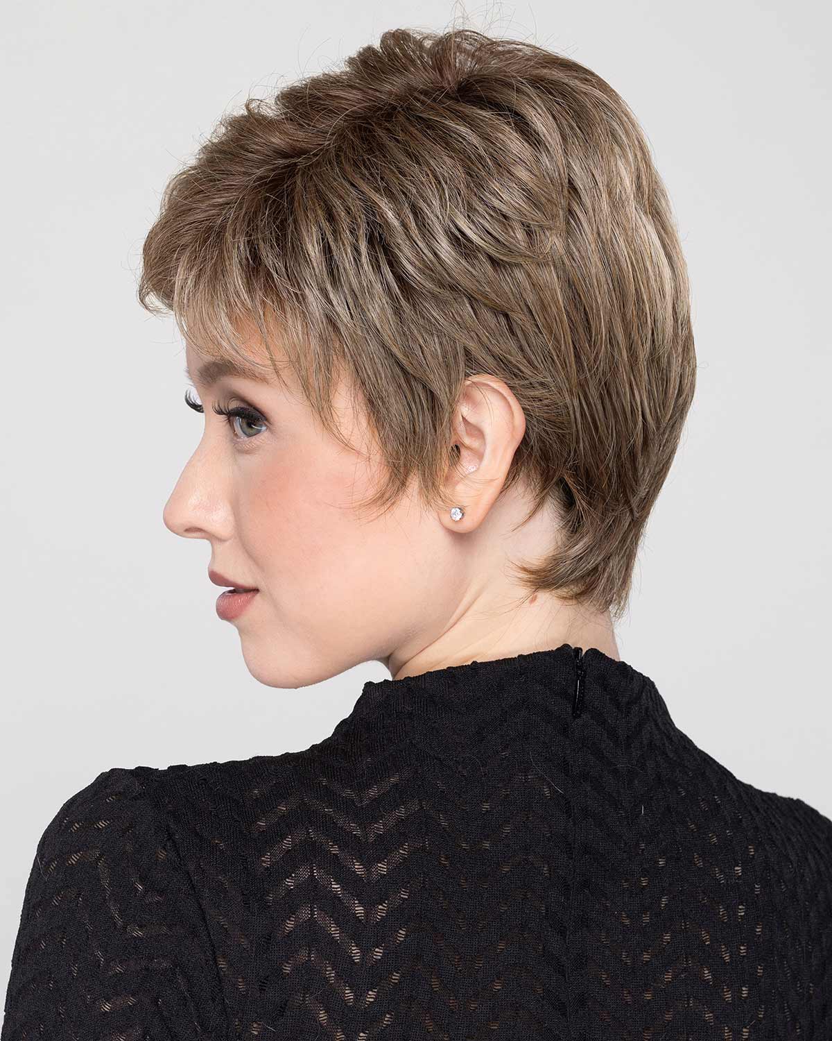 Feathered Layers | Lace Front & Monofilament Part Synthetic Wig by Stephen Designs – Wigs – S8