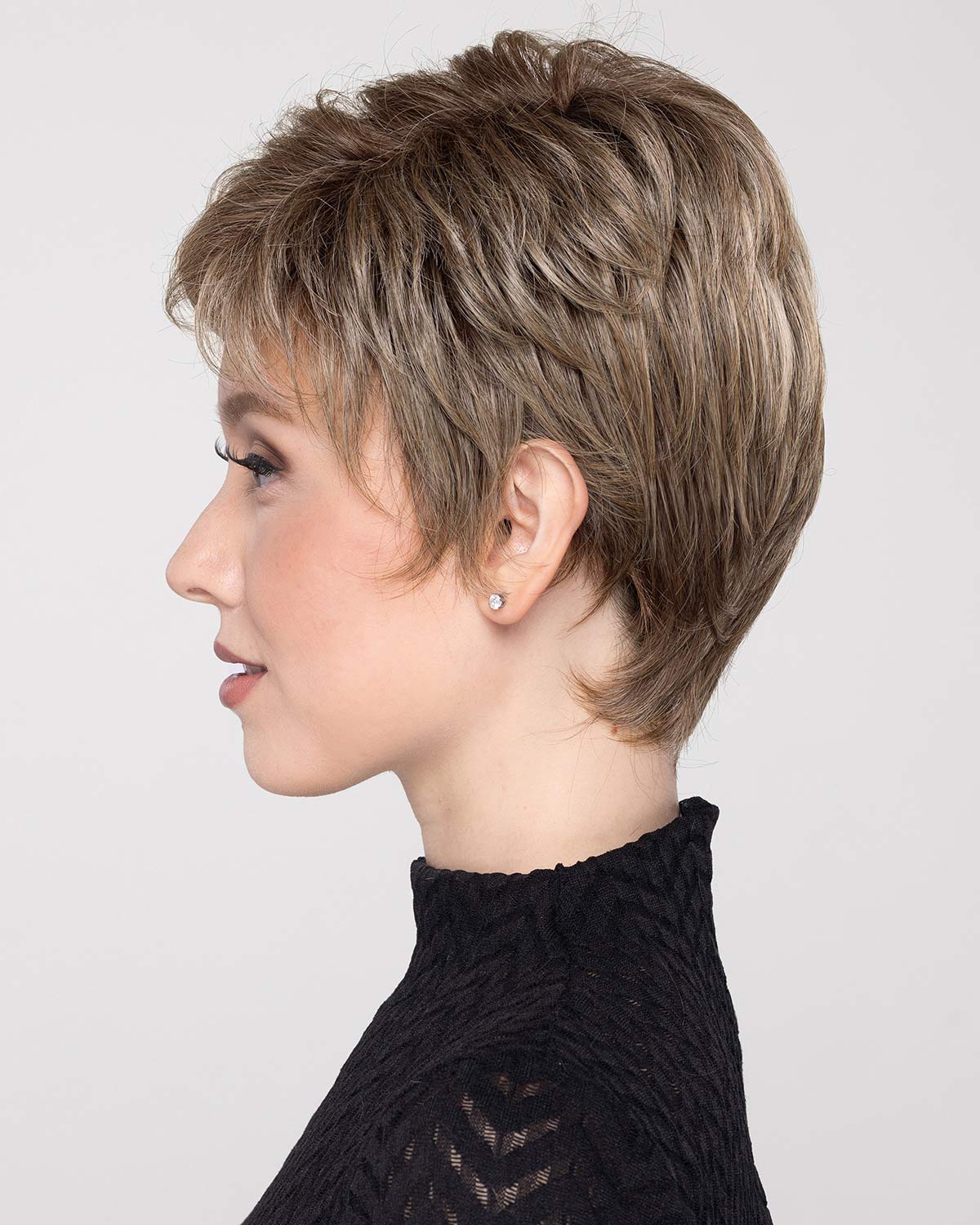 Feathered Layers | Lace Front & Monofilament Part Synthetic Wig by Stephen Designs – Wigs – S8