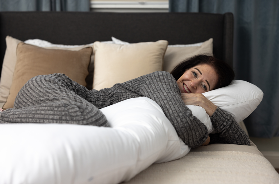 Two Side Pillows Sold Separately – 