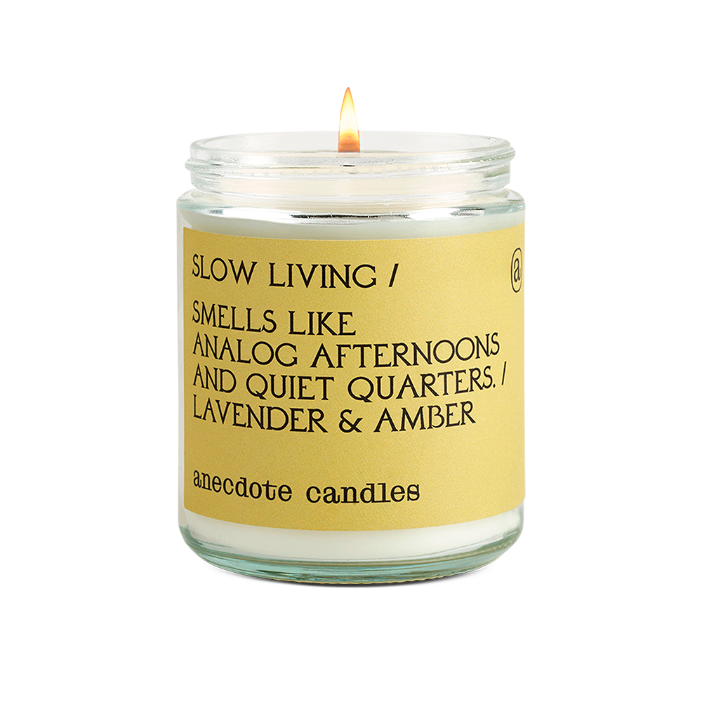 Slow Living – candle
