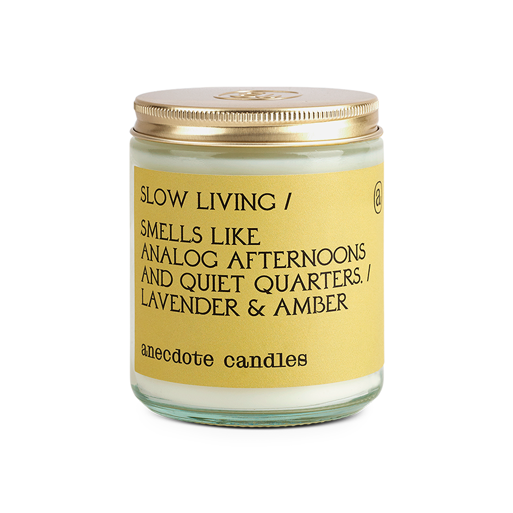 Slow Living – candle