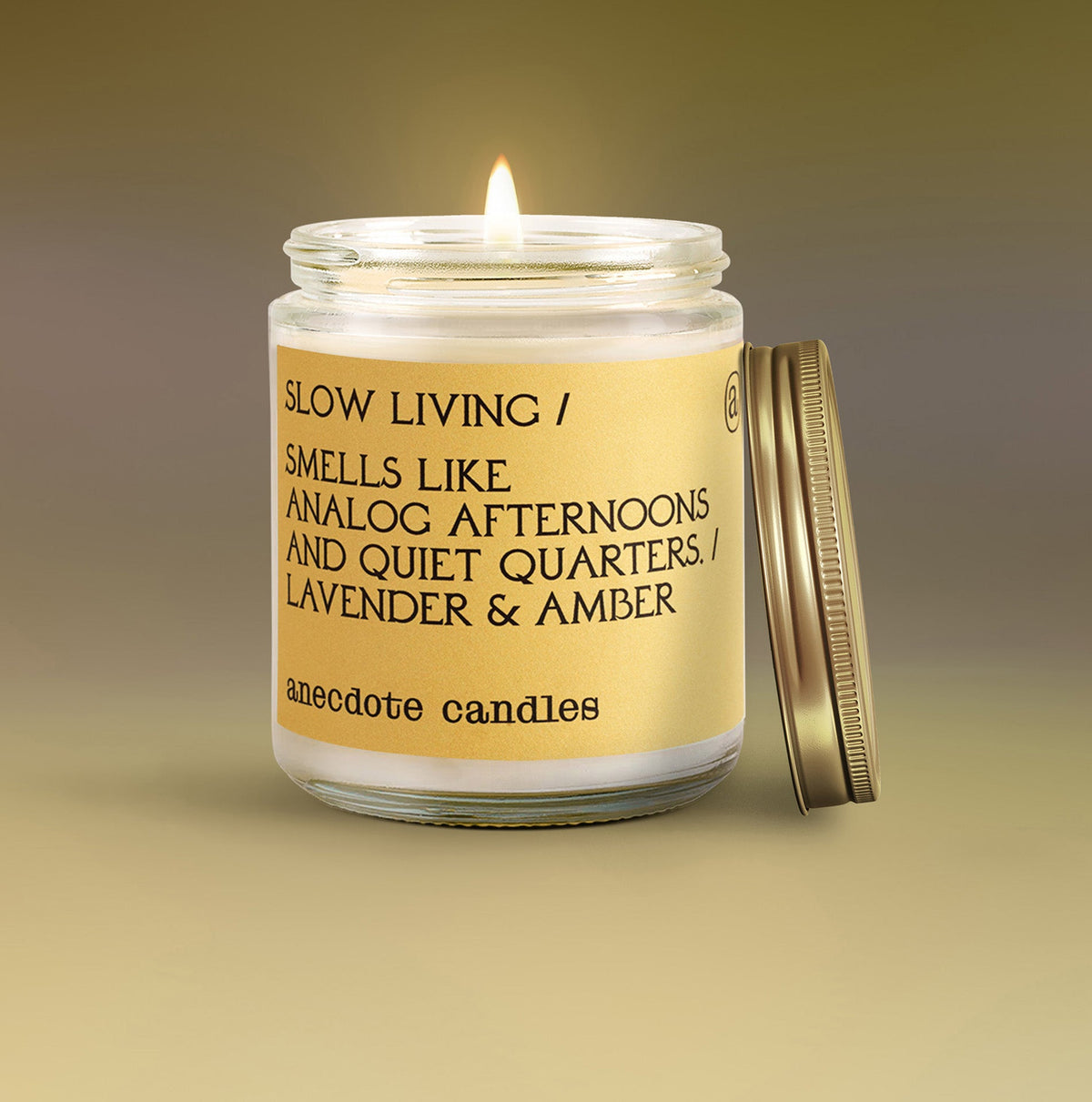 Slow Living – candle