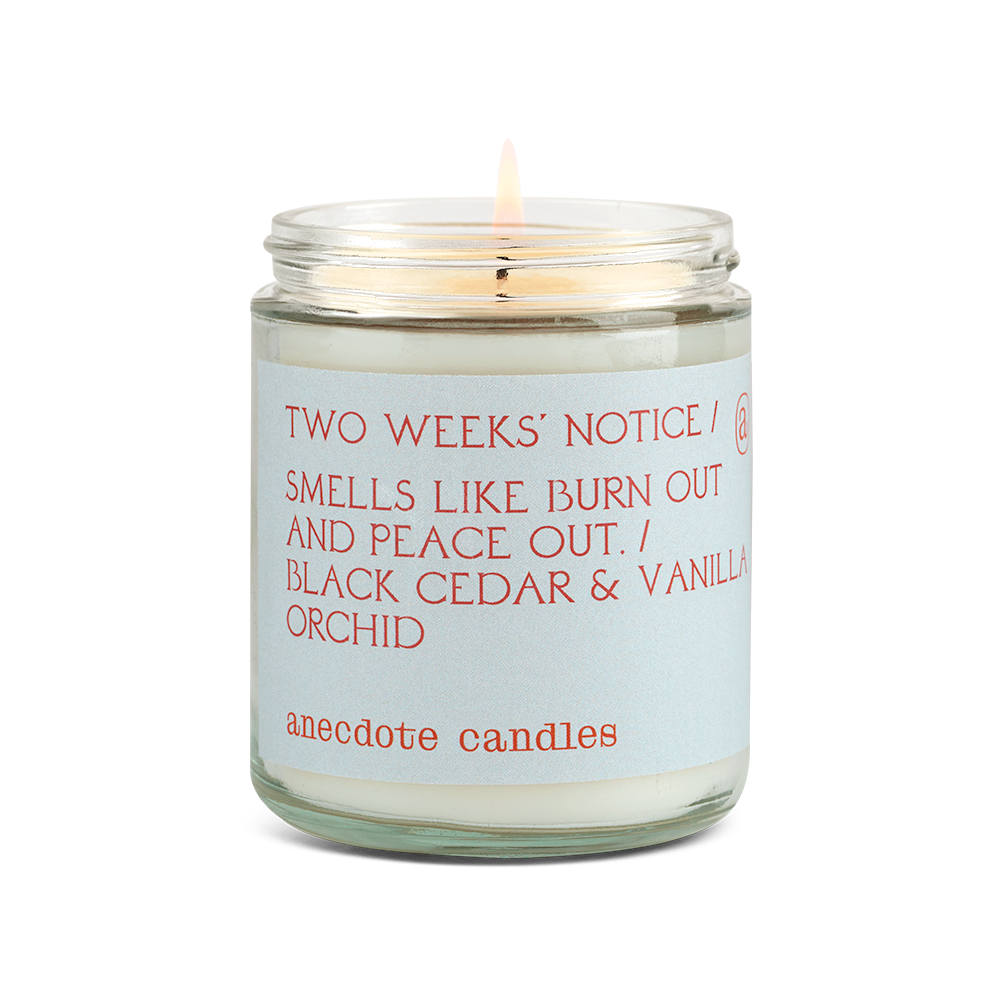 Two Weeks Notice – candle