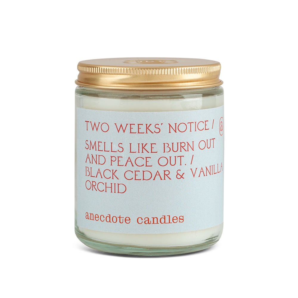 Two Weeks Notice – candle