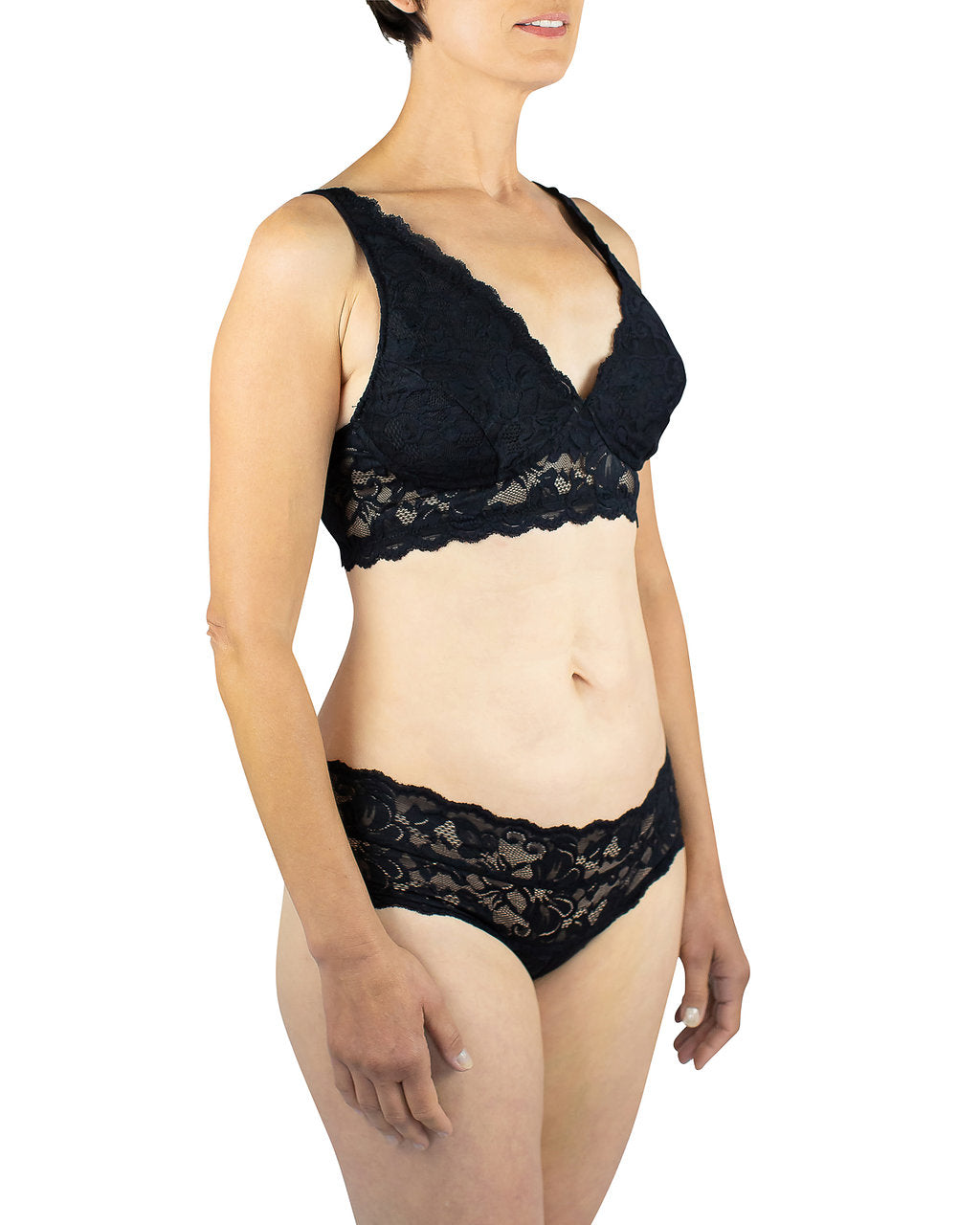 Vela Wireless Bra, Black – Bra