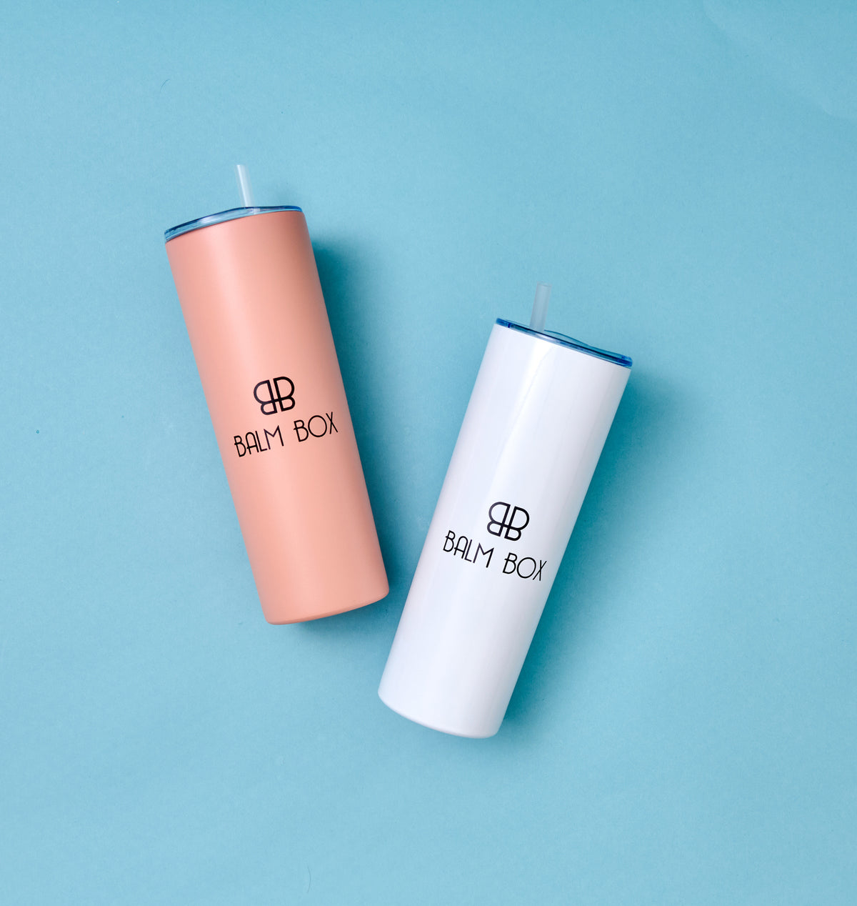 20 Ounce Stainless Steel Tumbler w/ Straw
