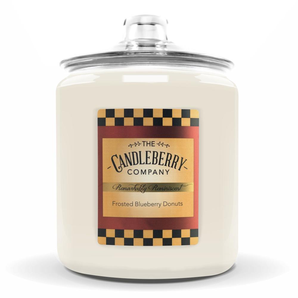 Frosted Blueberry Donuts™, 4 - Wick, Cookie Jar Candle (Collective) – Cookie Jar Candle
