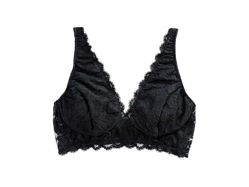 Vela Wireless Bra, Black – Bra