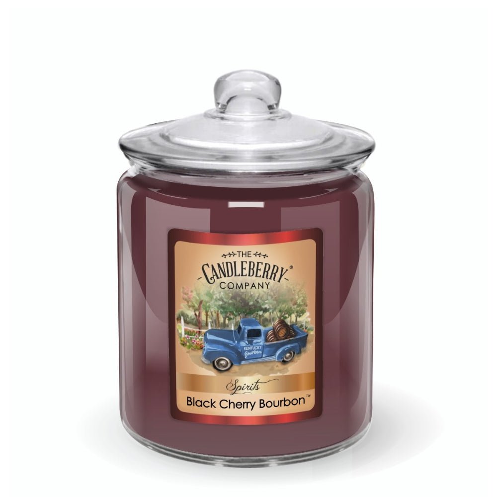 SPIRITS - Black Cherry Bourbon™, 3 - Wick, Candy Jar Candle (Collective) – Spirits Candy Jar Candle